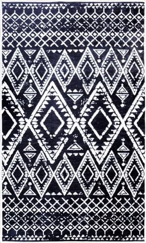 MANI TEXTILE TPS_BERB_ANT160 Teppich, Polyester, Anthrazit, 160 x 230 von MANI TEXTILE