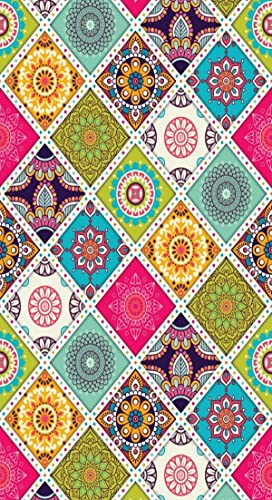 MANI TEXTILE TPS_Multi_FRO50/120 Teppich, Polyester, mehrfarbig, 50 x 120 von MANI TEXTILE
