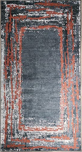 MANI TEXTILE TPS_RING_GRIROU160 Teppich, Polyester, Grau, 160 x 230 von MANI TEXTILE
