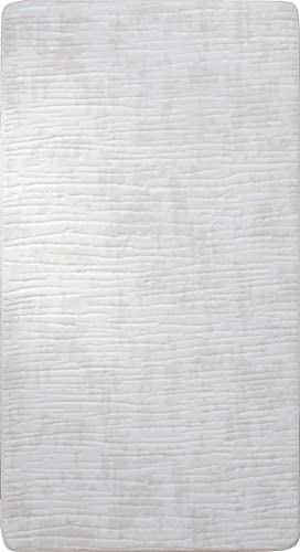 MANI TEXTILE TPS_SAFRAN_ECRU_120 Teppich, Polyester, 120 x 180 cm von MANI TEXTILE