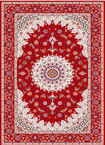 MANI TEXTILE TPS_SULT_ROU_120 Teppich, Polyester, Sultan Rot, x_180_cm von MANI TEXTILE