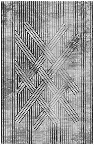 Mani Textile - Teppich Fisun, Grau, Maße – 160 x 230 cm von MANI TEXTILE