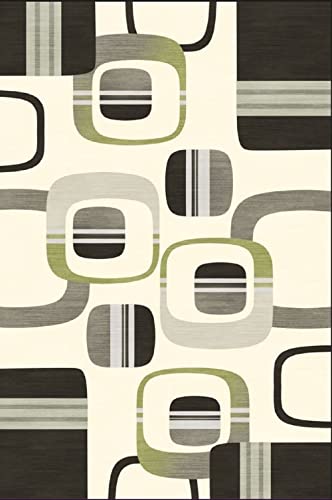 MANI TEXTILE - Teppich Gulli grün, Maße – 160 x 230 cm von MANI TEXTILE