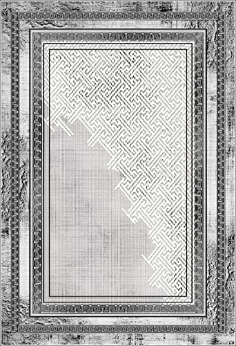 Mani Textile Teppich Najat, Grau, 120 x 180 cm von MANI TEXTILE