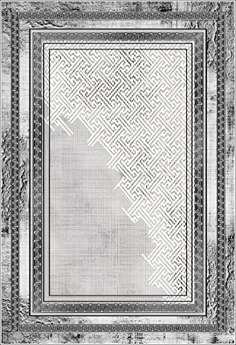 MANI TEXTILE Teppich Najat, Grau, 160 x 230 cm von MANI TEXTILE