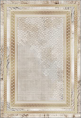 MANI TEXTILE Teppich Najat Gold, 120 x 180 cm von MANI TEXTILE