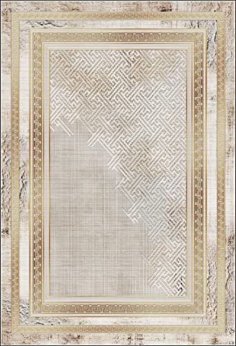 Mani Textile - Teppich Najat Gold, Maße: 160 x 230 cm von MANI TEXTILE