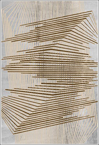 Mani Textile - Teppich Nour Gold, Maße: 120 x 180 cm von MANI TEXTILE