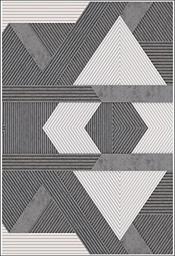 MANI TEXTILE Teppich Zino, 80 x 150 cm, Grau von MANI TEXTILE