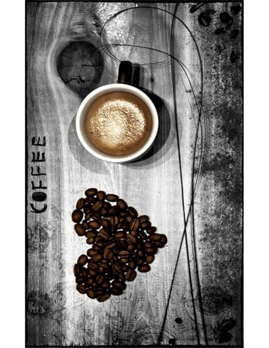Mani Textile Küchenteppich Coffee von MANI TEXTILE