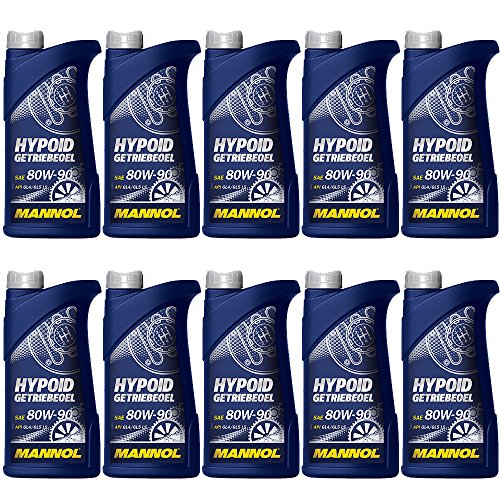 10 x 1L MANNOL Hypoid Getriebeoel 80W-90 API GL 5 LS/Schaltgetriebe- Achs- oel 10 x 1L MANNOL Hypoid Getriebeoel 80W-90 API GL 5 LS/Schaltgetriebe- Achs- oel von MANNOL