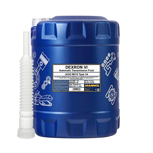10l, MANNOL 8207 Dexron VI 236.14 ATF Getriebe Öl + Ausgießer (5,25€/L) von MANNOL
