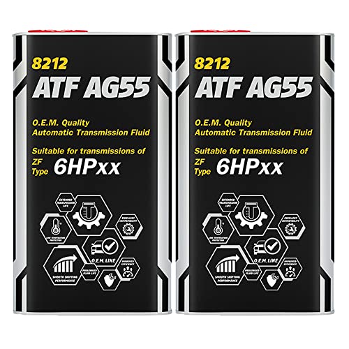 2 x4l, MANNOL 8212 ATF AG55 6-G ZF Getriebe Öl (4,93€/l) von MANNOL