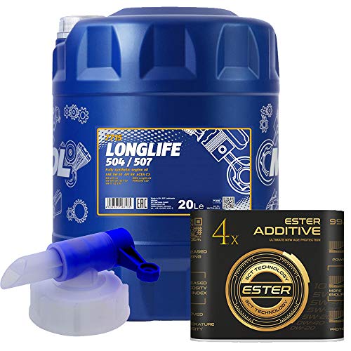 20 Liter, MANNOL 7715 O.E.M. 5W-30 Longlife 504/507 inkl 9929 Motoröladditiv von MANNOL