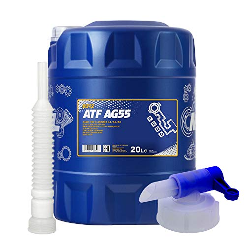 20 Liter, MANNOL AG55 ATF GETRIEBEÖL + HAHN + SCHLAUCH von MANNOL
