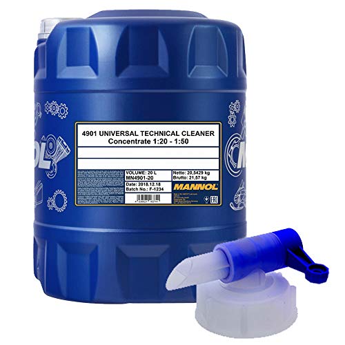 20 Liter + Hahn, MANNOL Universal Technical Cleaner Kaltreiniger Phosphatfrei 20 Liter + Hahn, MANNOL Universal Technical Cleaner Kaltreiniger Phosphatfrei von MANNOL