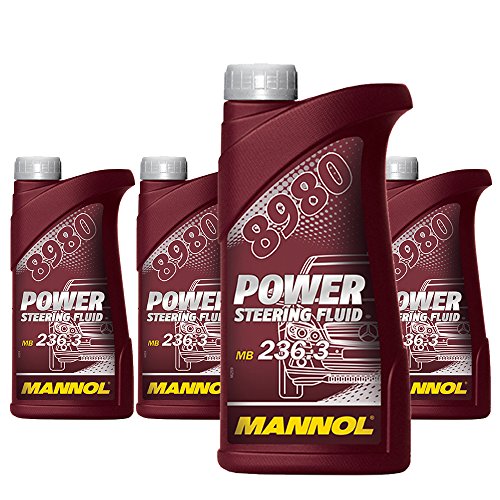 4 x 500ml MANNOL 8980 Power Steering Fluid/Servooel 236.3 Gelb/Braun 4 x 500ml MANNOL 8980 Power Steering Fluid/Servooel 236.3 Gelb/Braun von MANNOL