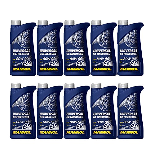 10 x 1L MANNOL Universal Getriebeoel 80W-90 API GL 4 / Schaltgetriebe- Achs- oel 10 x 1L MANNOL Universal Getriebeoel 80W-90 API GL 4 / Schaltgetriebe- Achs- oel von MANNOL
