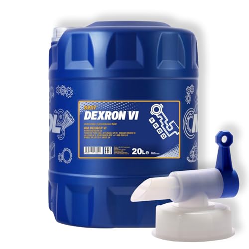 MANNOL 20L Dexron VI Automatikgetriebeöl ATF Getriebeöl MB 236.14 + Auslaufhahn MANNOL 20L Dexron VI Automatikgetriebeöl ATF Getriebeöl MB 236.14 + Auslaufhahn von MANNOL