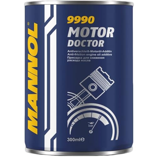 MANNOL Motor Doctor 9990 - Multifunktionales Additiv für Motoröl, erhöht Viskosität, reduziert Ölverbrauch und Verschleiß, verbessert Kaltstart und Ölfilmstabilität, 300ml (MN9990-300) MANNOL Motor Doctor 9990 - Multifunktionales Additiv für Motoröl, erhöht Viskosität, reduziert Ölverbrauch und Verschleiß, verbessert Kaltstart und Ölfilmstabilität, 300ml (MN9990-300) von MANNOL