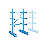 MANORGA Doppelseitiges Starterregal mit 3 Ebenen Cantilever 2 x 600 x 2.000 mm von MANORGA