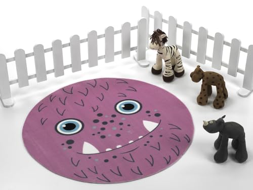 MANTAS MORA - Kinderteppich aus Samt und rutschfest, 100% Polyester, Mikrofaser, besonders weich, flauschig, H06 MANTAS MORA - Kinderteppich aus Samt und rutschfest, 100% Polyester, Mikrofaser, besonders weich, flauschig, H06 von MANTAS MORA