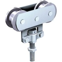 Mantion - Kantenbefestigung - 2 Delrin-Rollen - M10 Befestigungsschraube - Tragkraft/Tür : 40 kg - 235D von MANTION