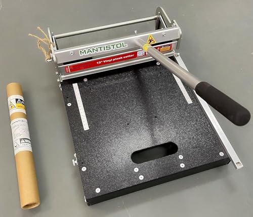 Mit zusätzlichen Ersatzklingen, 33 cm Pro SPC, LVP, LVT, WPC, RVP, VCT, PVC und starrer Kern Vinylbodenschneider NLVT-330; schneidet bis zu 9 mm dick Mit zusätzlichen Ersatzklingen, 33 cm Pro SPC, LVP, LVT, WPC, RVP, VCT, PVC und starrer Kern Vinylbodenschneider NLVT-330; schneidet bis zu 9 mm dick von MANTISTOL