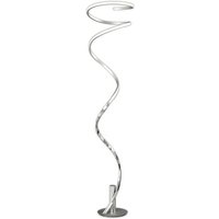 Inspired Mantra - Helix - Stehlampe 180cm, 42W led, 3000K, 3360lm, Silber & Chrom von INSPIRED LIGHTING