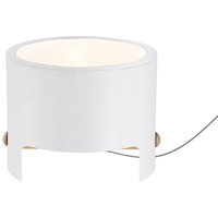 Inspired Mantra - Cube - Tischlampe breit 1x40W, Weißmetall, Holz Inspired Mantra - Cube - Tischlampe breit 1x40W, Weißmetall, Holz von MANTRA