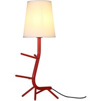 Inspired Mantra Fusion Centipede Centipede Tischlampe mit Schirm, 1 x E27, Rot / Weiß Inspired Mantra Fusion Centipede Centipede Tischlampe mit Schirm, 1 x E27, Rot / Weiß von MANTRA
