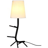 Inspired Mantra Fusion Centipede Centipede Tischlampe mit Schirm, 1 x E27, Schwarz / Weiß Inspired Mantra Fusion Centipede Centipede Tischlampe mit Schirm, 1 x E27, Schwarz / Weiß von MANTRA