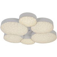 Inspired Mantra Fusion - Lunas - Deckenleuchte 61 cm Durchmesser 54 W LED 3000K, 2830 lm, HF-Fernbedienung Weiß von MANTRA