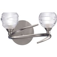 Inspired Mantra Loop SN Loop Wandleuchte 2-flammig G9 ECO, satiniertes Nickel Inspired Mantra Loop SN Loop Wandleuchte 2-flammig G9 ECO, satiniertes Nickel von MANTRA