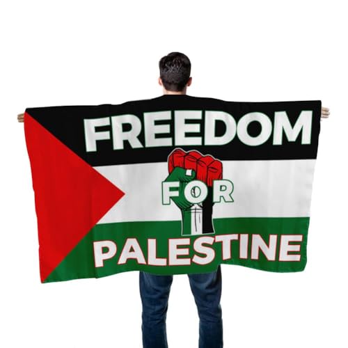 MANYUN Palästina-Flaggen-Umhang, Palästina-Flaggen-Decke, Palästina-Flagge, von Unisex-Umhang, Flagge Palästina, Halloween- von MANYUN