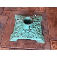 Grüner Vintage Weihnachtsbaum-Ständer - Metall-Baum-Halter, Ständer Mit Verstrebungsschrauben, Zubehör-Baum Grüner Vintage Weihnachtsbaum-Ständer - Metall-Baum-Halter, Ständer Mit Verstrebungsschrauben, Zubehör-Baum von MANinACTION