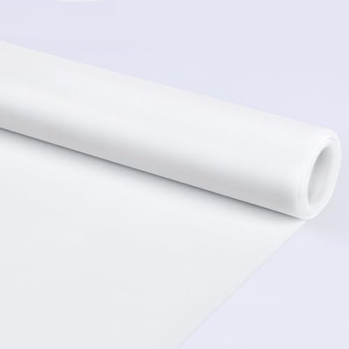 Fliegengitter Gaze Meterware 0.8x2.5m, Fensterabschirmung ZubehöR FüR FliegengittertüRen Fliegengitter TüR für Fenster Lichtschächte.- Weiß von MAOBOZI