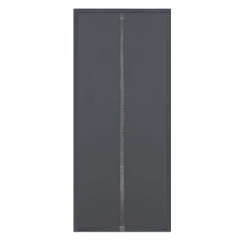 MAOBOZI Magnet Fliegengitter Tür 70x210cm, Winddicht Wärmedämmung Blickdichte Gardinen Automatischer Verschluss Magnetische Adsorption, für Kinderzimmer, Terrassentür- Dunkelgrau von MAOBOZI