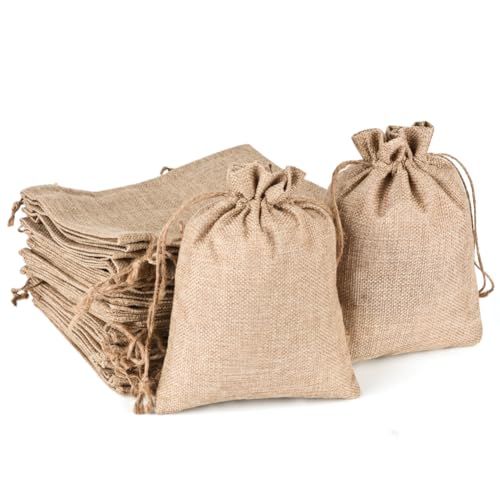 MAOOY Jutesäckchen 20 Stück,15 x 20cm Geschenktüten Säckchen, Leinensäckchen Stoffbeutel mit Kordelzug Geschenkbeutel für Schmuck Hochzeit Weihnachten Party MAOOY Jutesäckchen 20 Stück,15 x 20cm Geschenktüten Säckchen, Leinensäckchen Stoffbeutel mit Kordelzug Geschenkbeutel für Schmuck Hochzeit Weihnachten Party von MAOOY