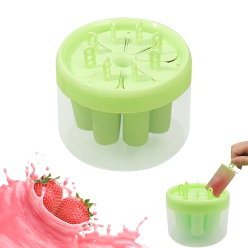 Eisformen Formen, Popsicle Molds Set, Eis Selber Machen Dessertform, Stieleisformen DIY,Ice Lolly Mold mit Sticks und Tropfschutz von MAOYING