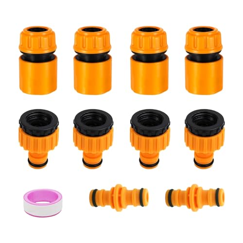 MAOYING Schlauchverbinder Set,Schlauch Kupplung Set,Schlauchkupplung Zubehör,Gartenschlauch Anschluss Set für Rohr Verbinden Gartengeräte von MAOYING