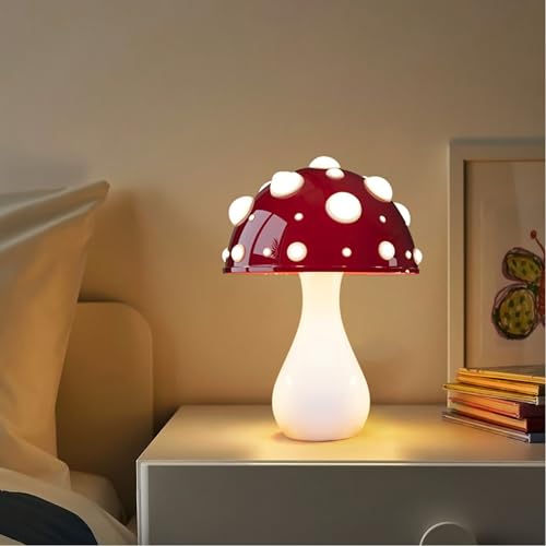 MAOYONG Mushroom Lamp-Pilzlampen Tischlampe,Pilz Bedside Lampe,Led Nachttischlampe Touch Dimmbar,Tischlampe Wohnzimmer von MAOYONG