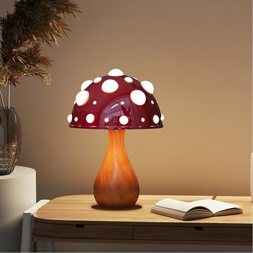 MAOYONG Mushroom Lamp-Pilzlampen Tischlampe,Pilz Bedside Lampe,Led Nachttischlampe Touch Dimmbar,Tischlampe Wohnzimmer von MAOYONG