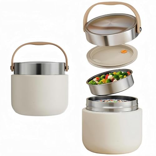 Thermobehälter für Essen 1200ml Edelstahl Warmhaltebehälter mit Löffel Thermobecher Essen Isolierter Lebensmittelbehälter Thermobox Suppen Speisebehälter Unterwegs BPA-frei Thermoschüssel mit Deckel Thermobehälter für Essen 1200ml Edelstahl Warmhaltebehälter mit Löffel Thermobecher Essen Isolierter Lebensmittelbehälter Thermobox Suppen Speisebehälter Unterwegs BPA-frei Thermoschüssel mit Deckel von MAOYUAN