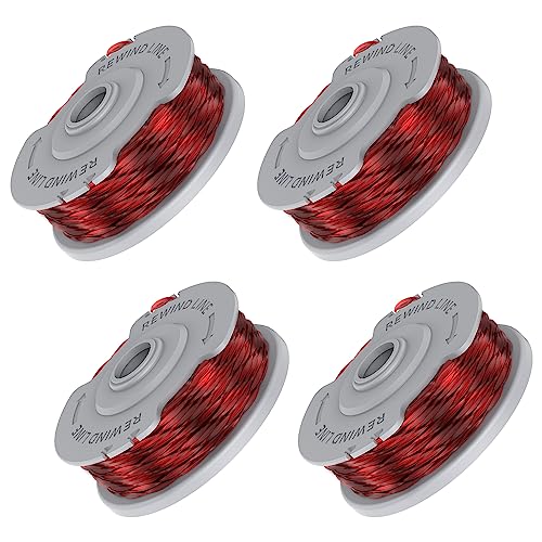 MAOZHOU Rasentrimmer Fadenspule,4 Stück Φ1.5mm 11m FLY047 510747890 Ersatz Spule Linie,Nylon Spulen für Flymo Contour Power Plus Cordless,Cordless Contour XT / 500XT,Sabre Trim von MAOZHOU