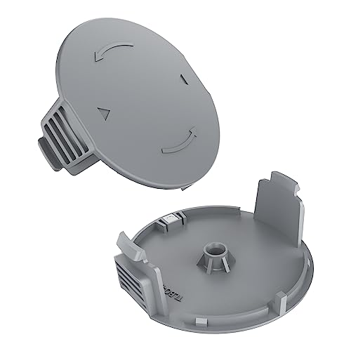 MAOZHOU Rasentrimmer Spulenabdeckung,2 Stück 1600A01R5J Spulendeckel für Bosch UniversalGrassCut 18 18-26 18-260 Rasentrimmer von MAOZHOU