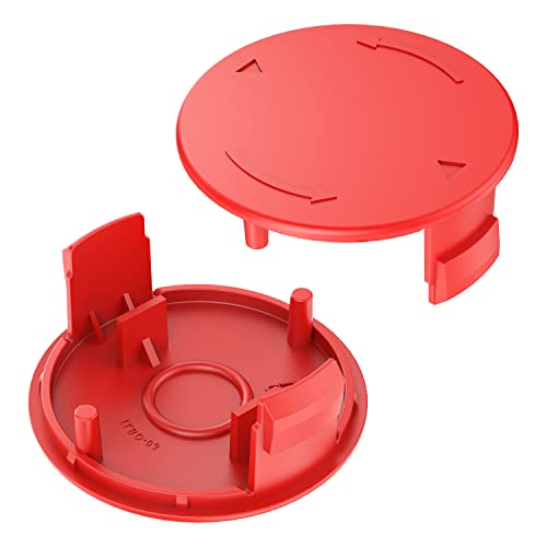 MAOZHOU Rasentrimmer Spulenabdeckung,2 Stück F016F04841 Spulendeckel für Bosch Elektro Freischneider AFS 23-37,Rasentrimmer Ersatzteil für Bosch Motorsense von MAOZHOU