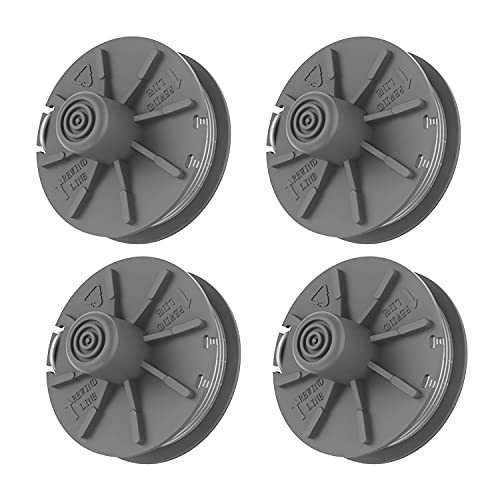 Rasentrimmer Fadenspule,4 Stück Φ1,65mm 6,1m 5307-20 Ersatz Autofeed Spule Linie,Nylon Spulen für Gardena EasyCut ComfortCut PowerCut SmallCut Rasentrimmer von MAOZHOU