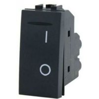 Bipolarer schalter 01 art kompatibel bticino livinglight l4002n 16a schwarz - 802n von MAPAM