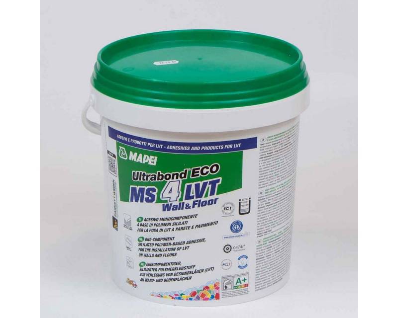 MAPEI Vinylboden Mapei Ultrabond Eco MS 4LVT Wall & Floor 1K-Hybridklebstoff 7 kg von MAPEI